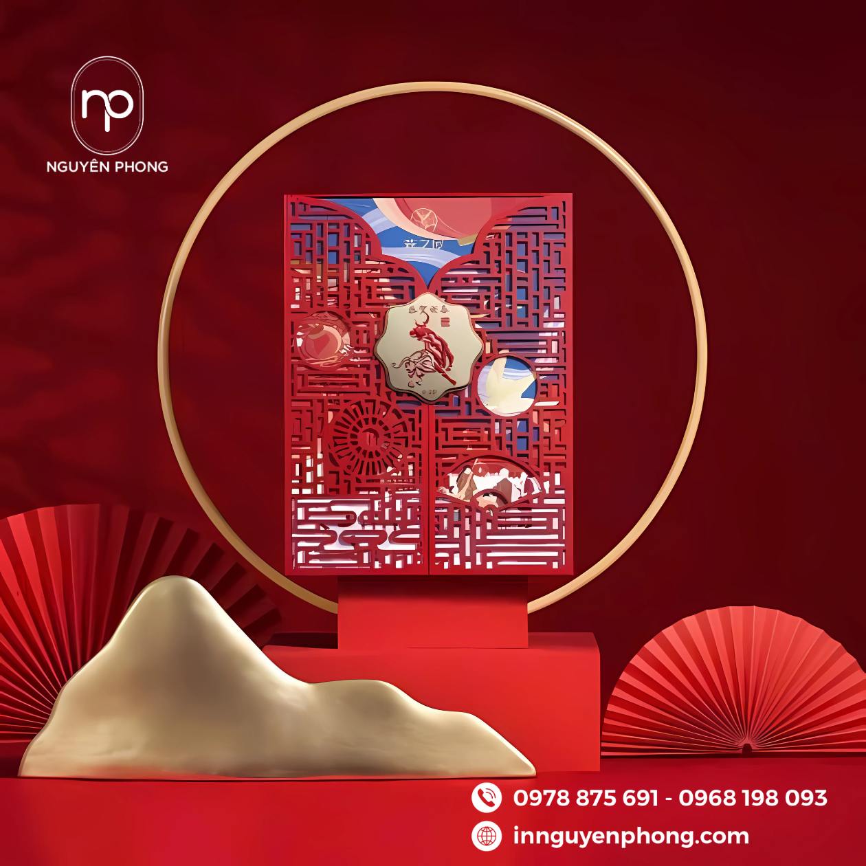 Mẫu hộp đựng bánh trung thu